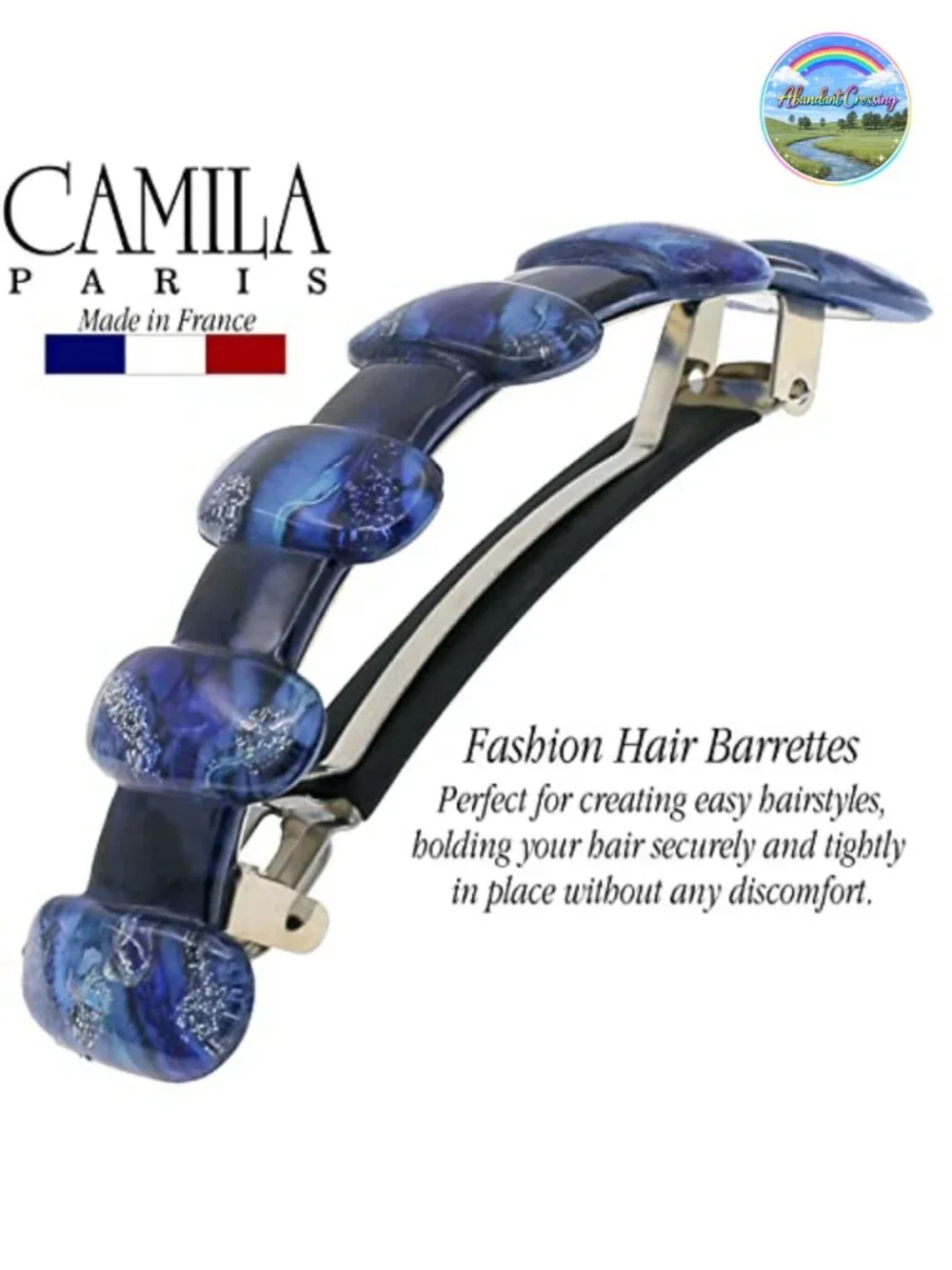 3.75in Automatic Clasp Hair Barrette Strong Hold No Slip